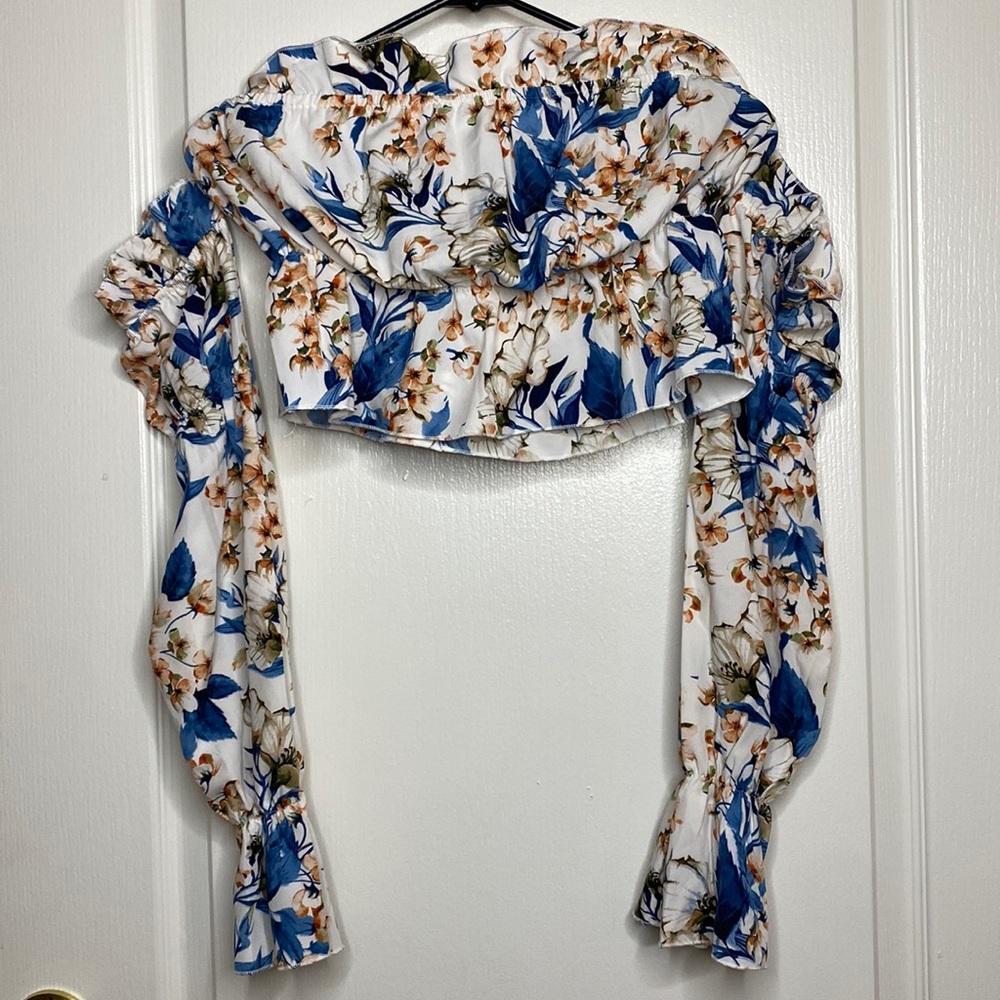 Shein Floral Crop Top